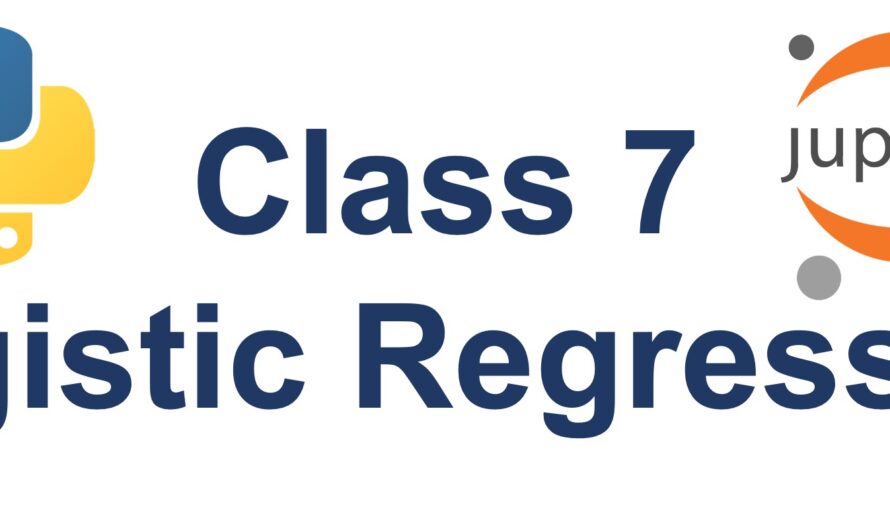 Data Science Class 7 – Logistic Regression