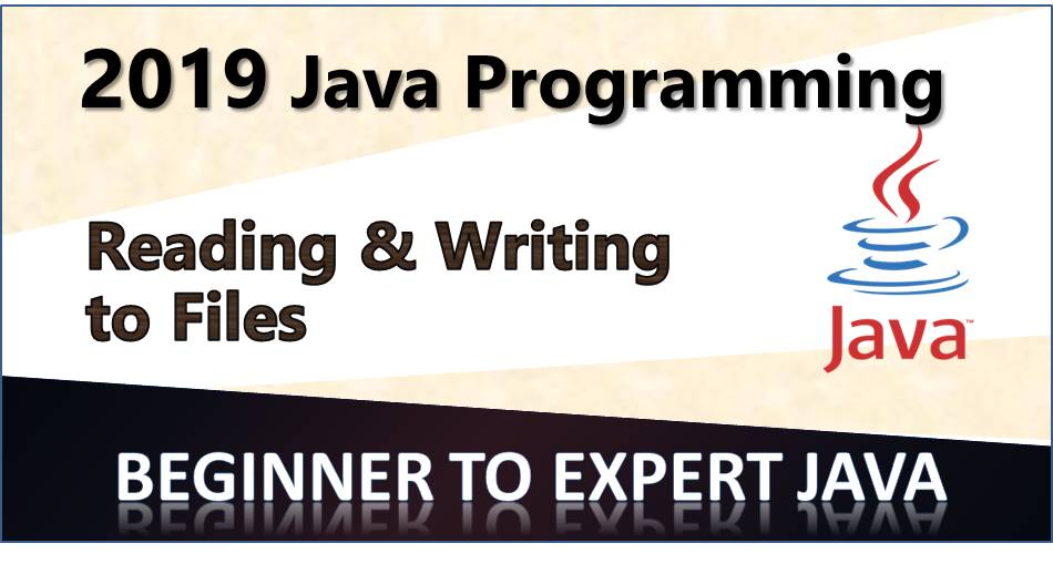 Reading and Writing to Files in Java