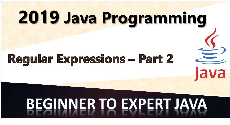Java – Regular Expressions – 2