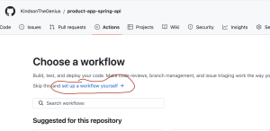 Set up a new workflow yourself